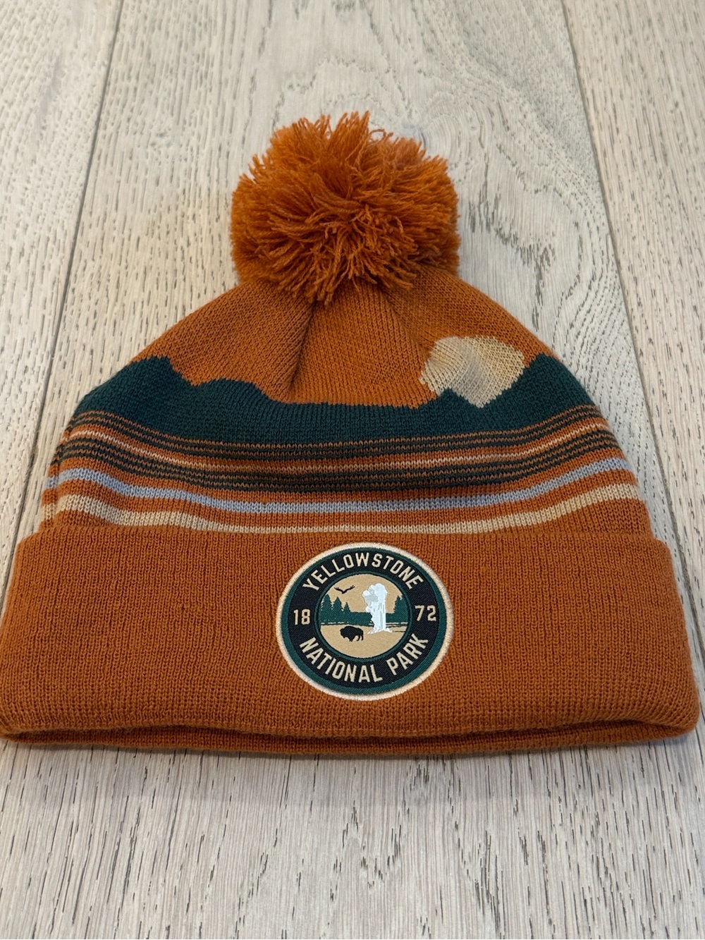 Yellowstone National Park Pom Pom Beanie